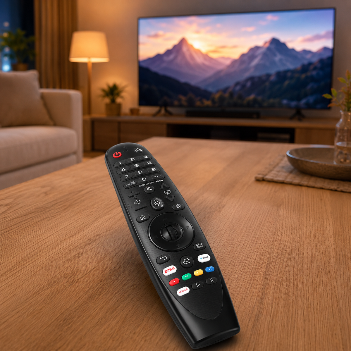Control Remoto Magic Voice Para LG Smart TV Con Micrófono