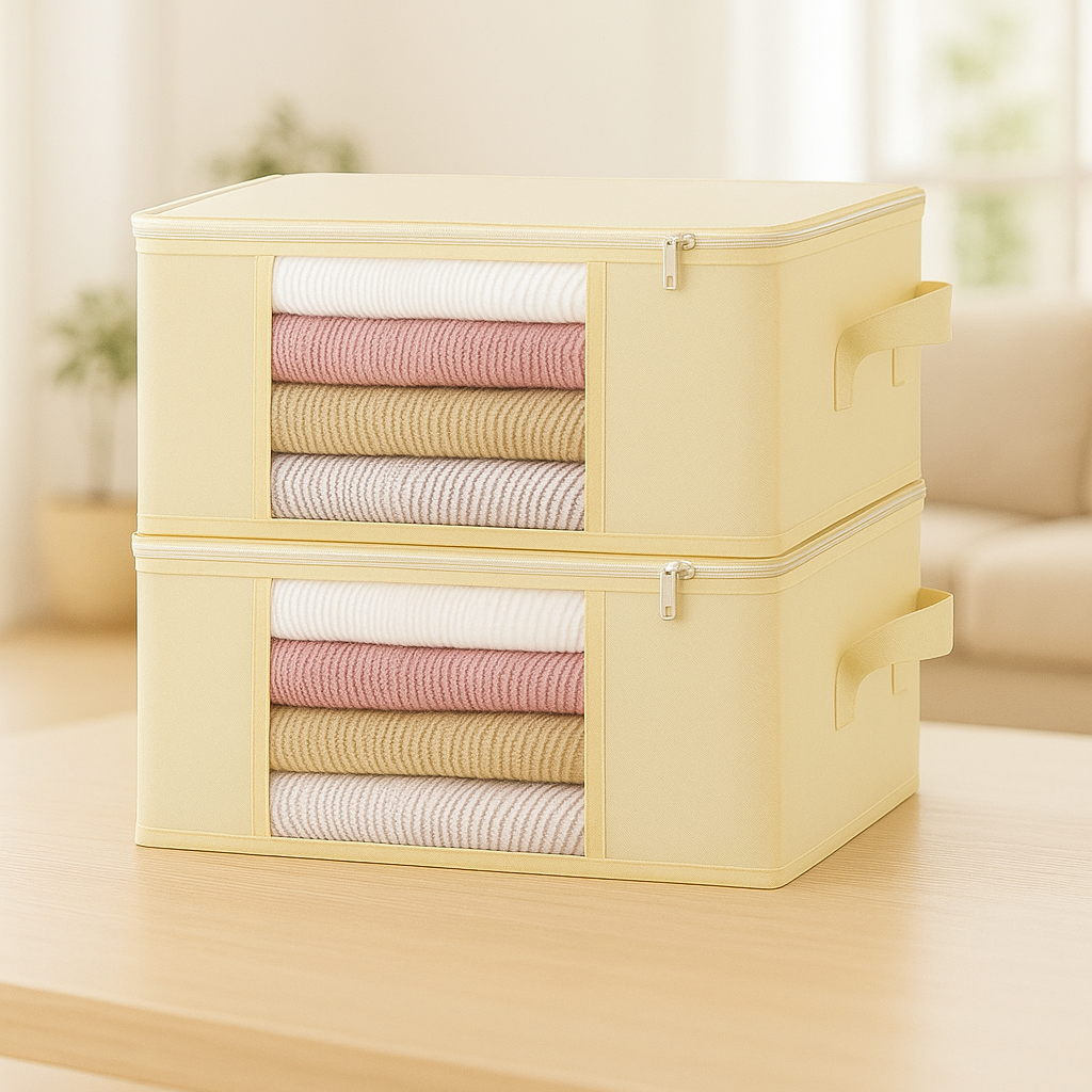 Organizador de ropa para guardar cobijas X2