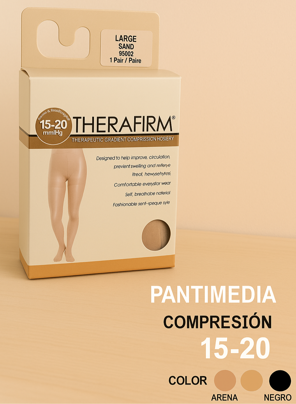 Pantimedia compresión baja 15-20