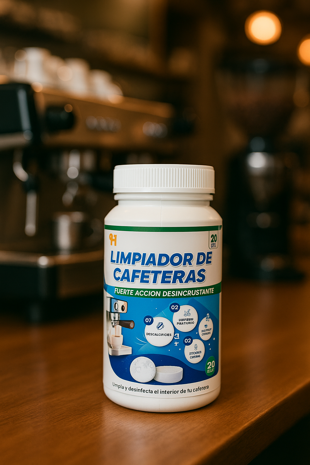 Cápsulas limpiadora de cafetera