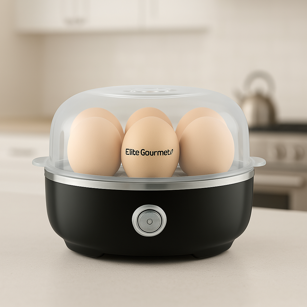 Olla eléctrica cocción para 7 huevos