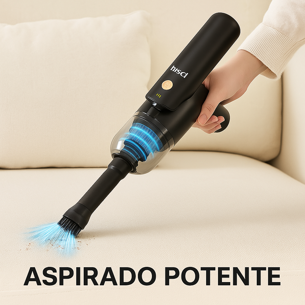 Mini aspirador + soplador de aire comprimido Inalámbrico