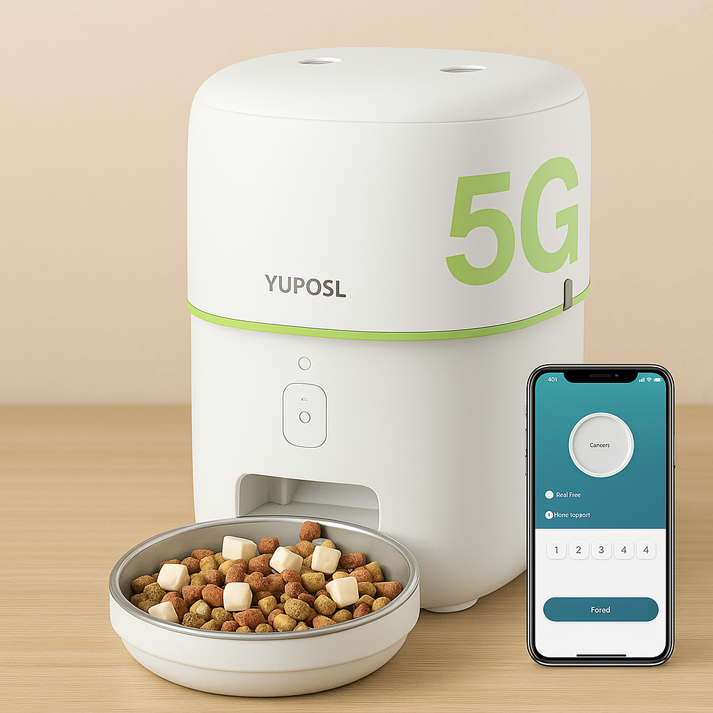 Dispensador comedero automático Inteligente para gatos