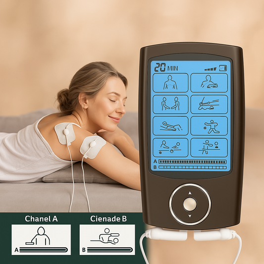 Estimulador muscular terapia Tens Ems 24 modos