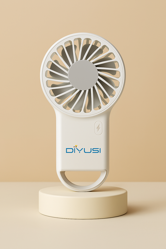 Mini ventilador eléctrico portátil de mano recargable
