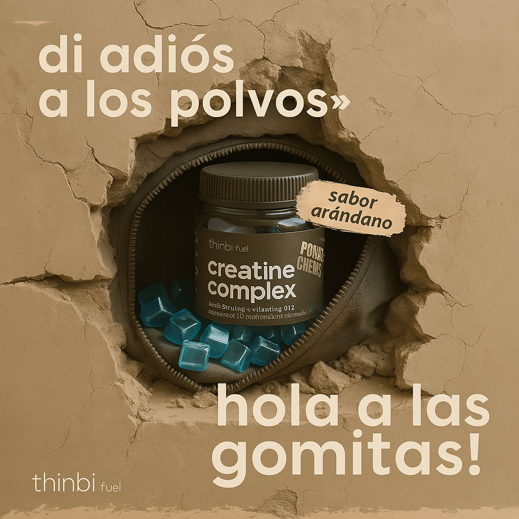 Gomas de monohidrato de creatina