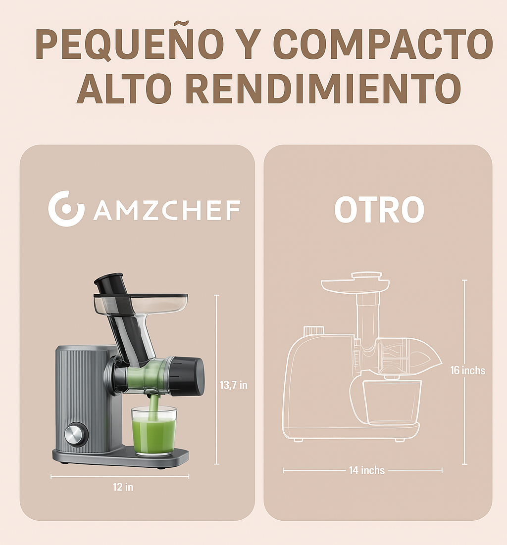 Exprimidor de frutas y verduras extractor de prensa fría