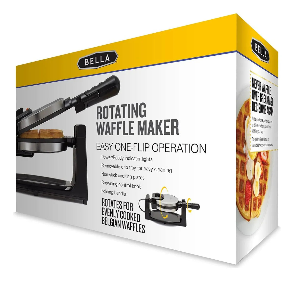 Máquina de Waffles Belgas BELLA