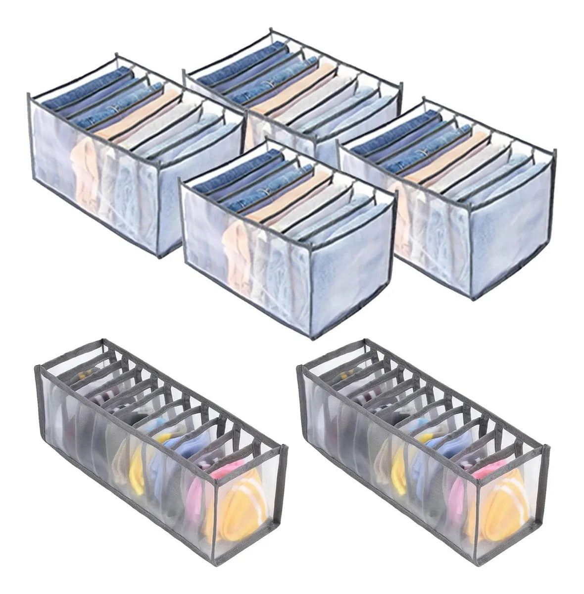 Organizadores de ropa X6 para cajones