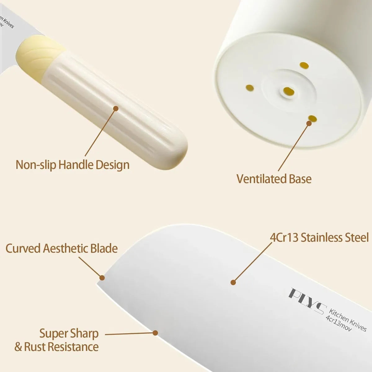 Cuchillos Chef profesional Japonés con diseño