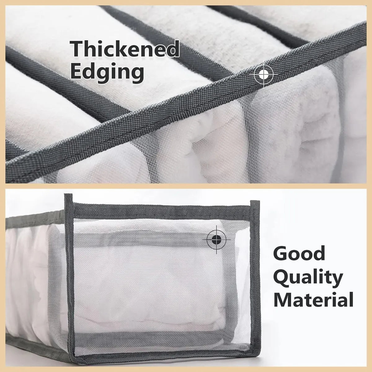 Organizadores de ropa X6 para cajones