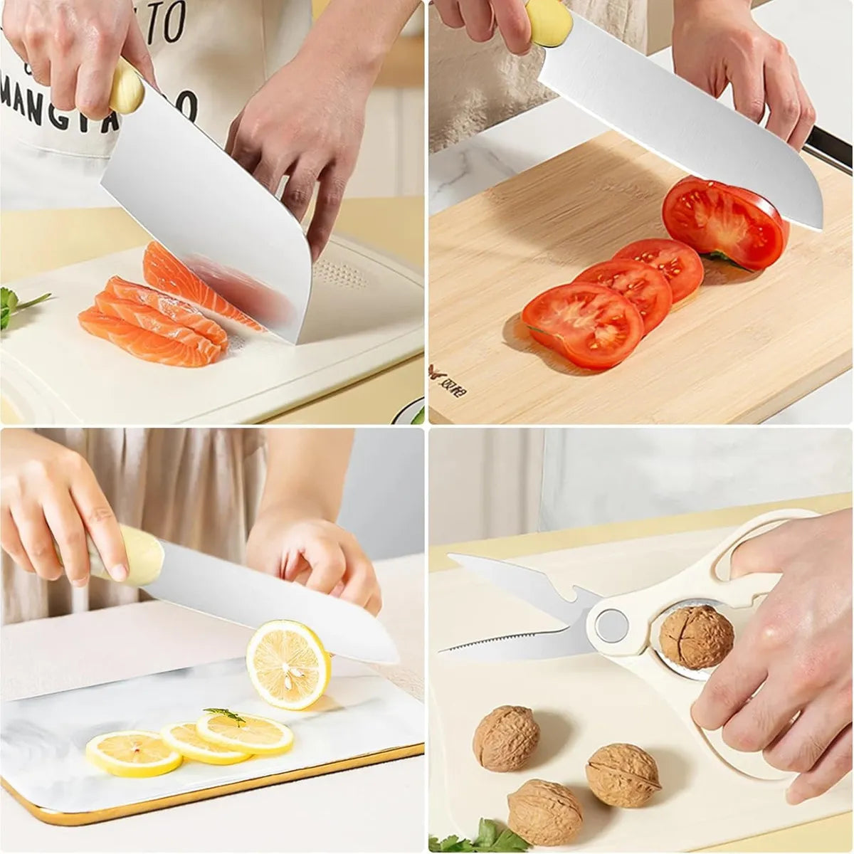 Cuchillos Chef profesional Japonés con diseño