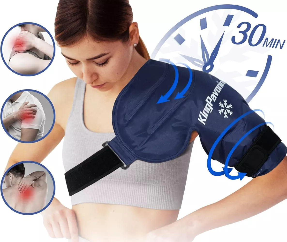 Bolsa de hielo para hombros para terapia de frío KingPavonini
