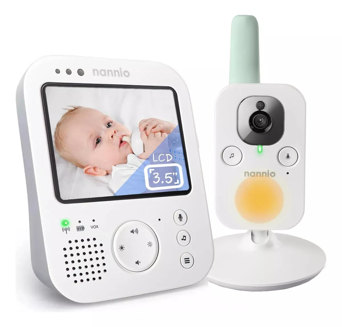 Monitor de video para bebé Nannio Hero 3 Infrarrojo