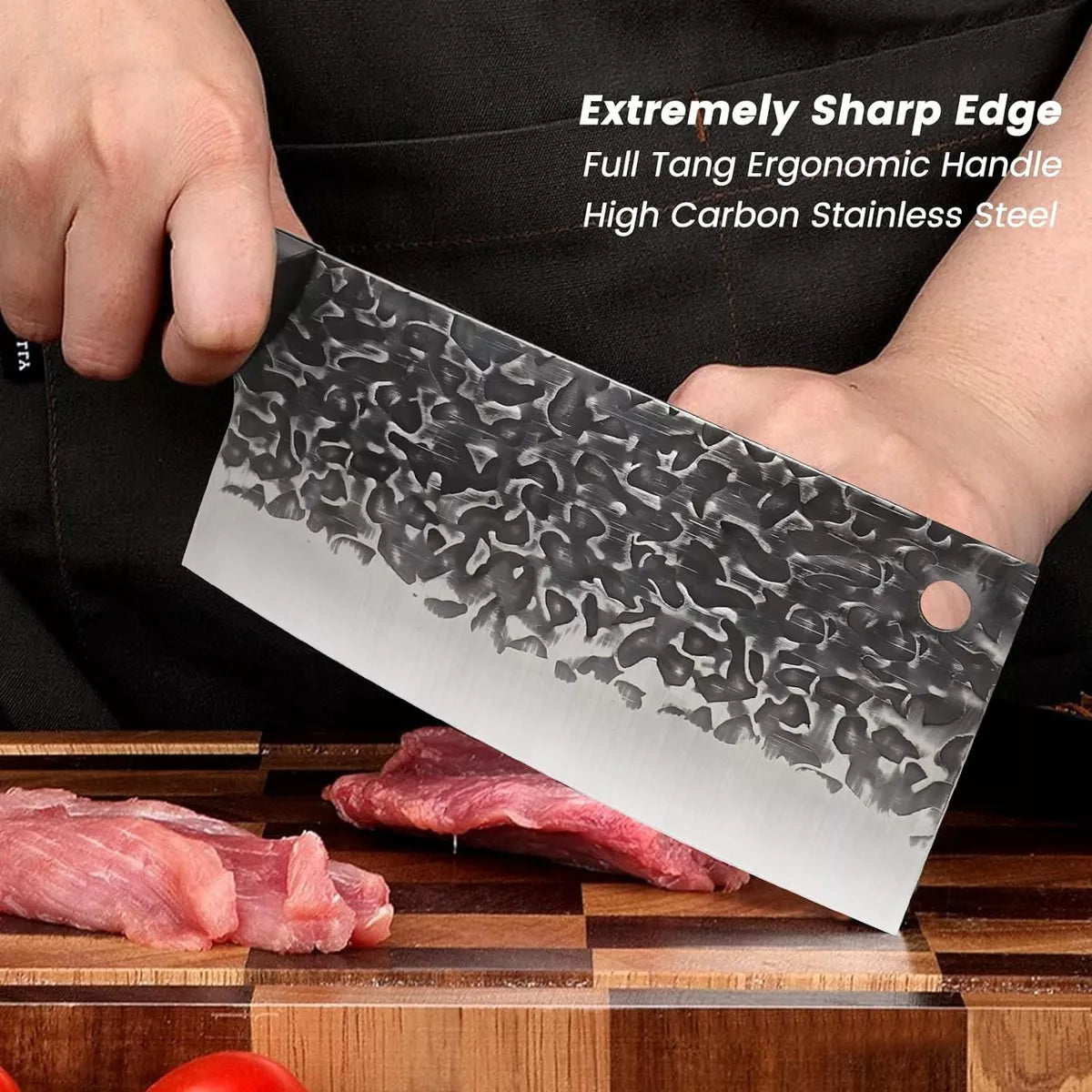 Cuchillo achuela profesional Chef Alto Carbono