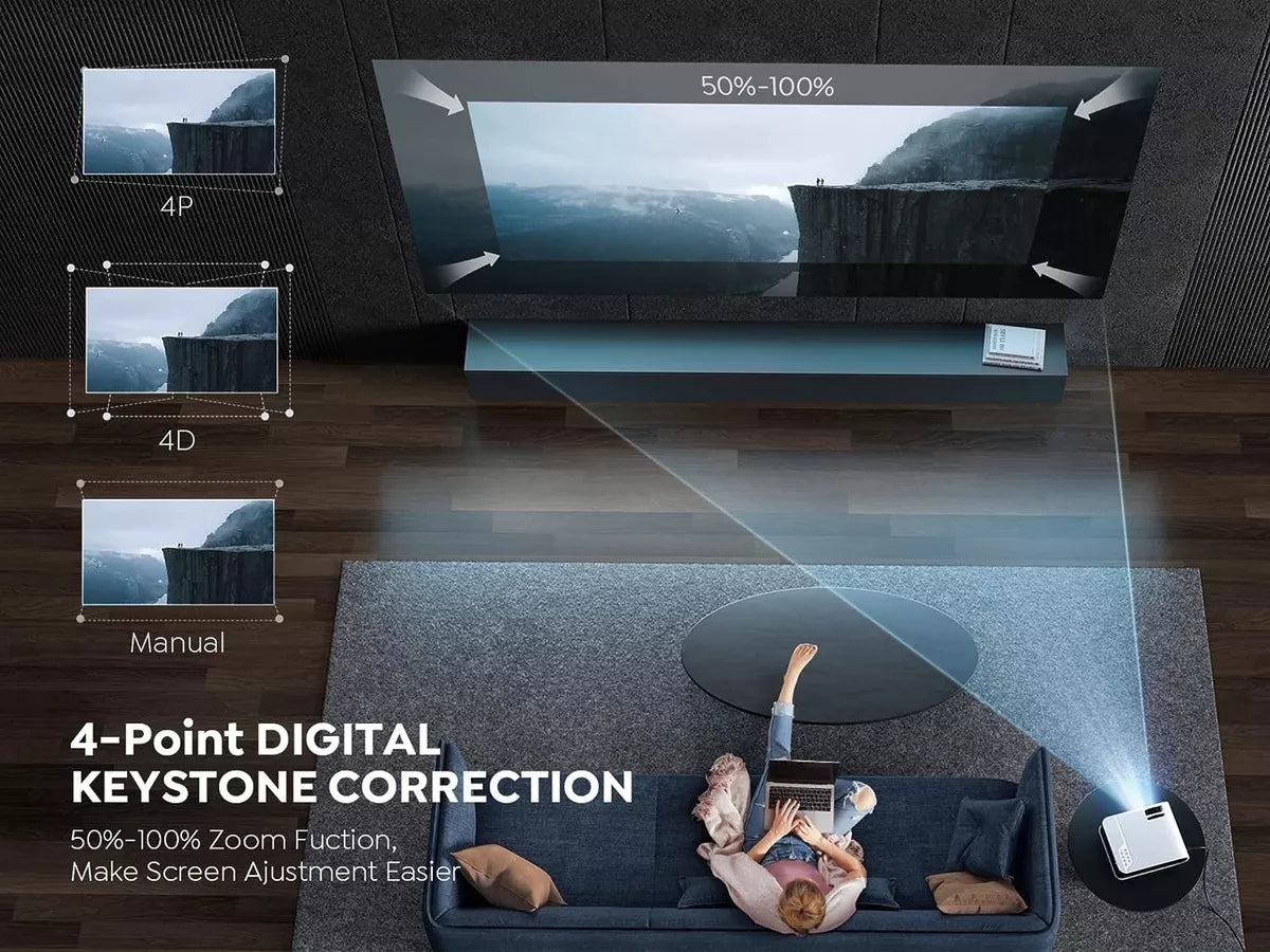 Proyector  Wifi Y Bluetooth YABER