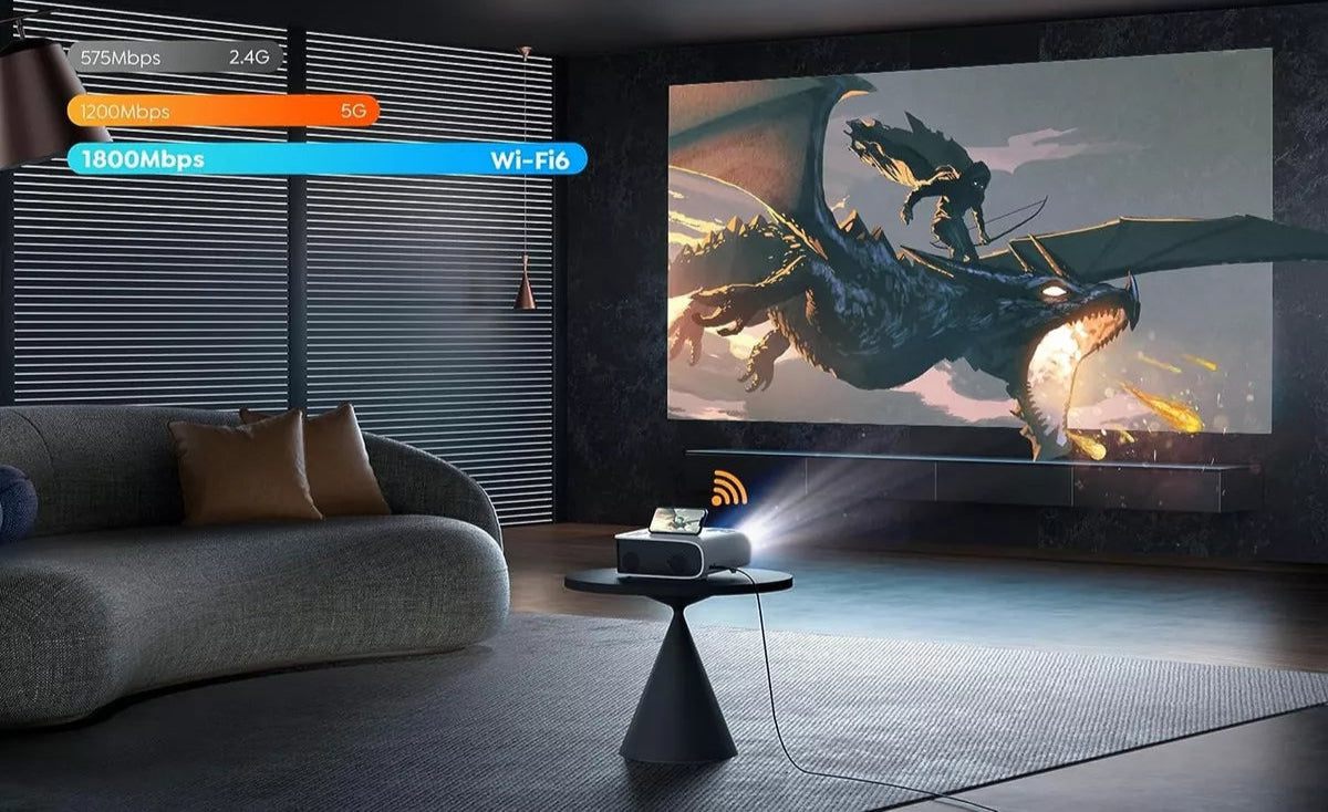 Proyector  Wifi Y Bluetooth YABER