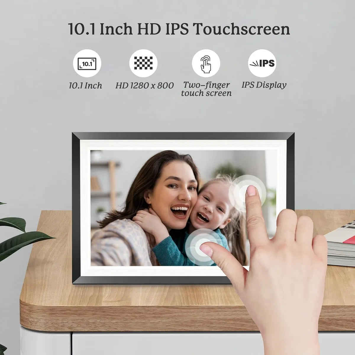 Marco de fotos digital Wifi y sonido