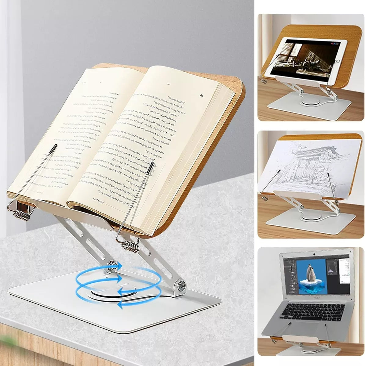 Soporte de libros Atril multifuncional