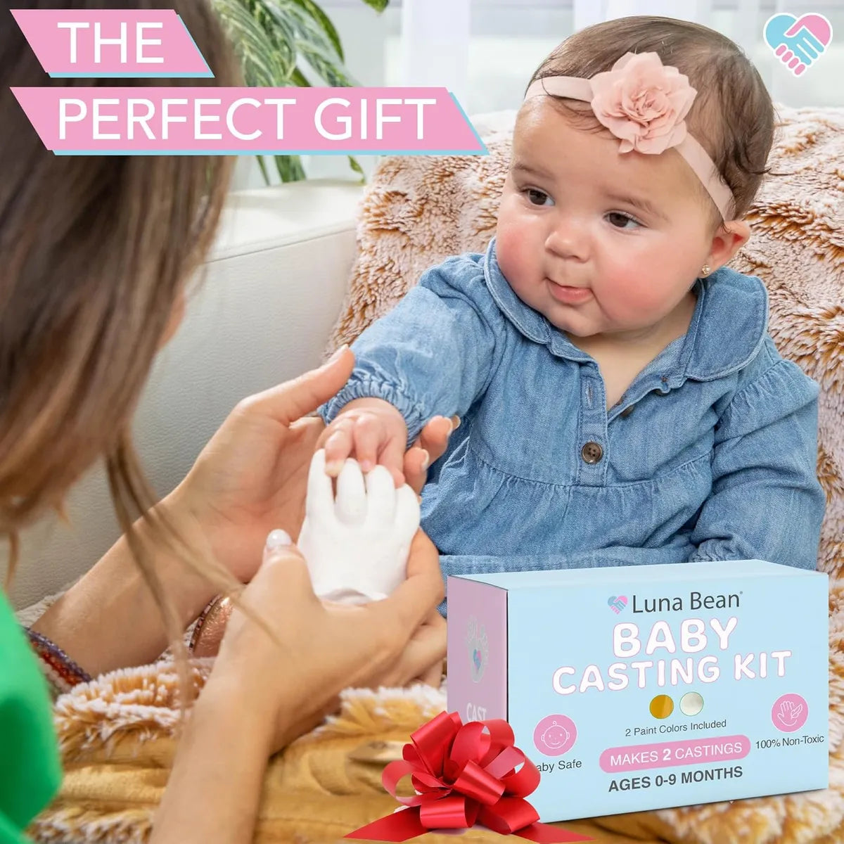 Kit de fundición de manos de recuerdo para bebés