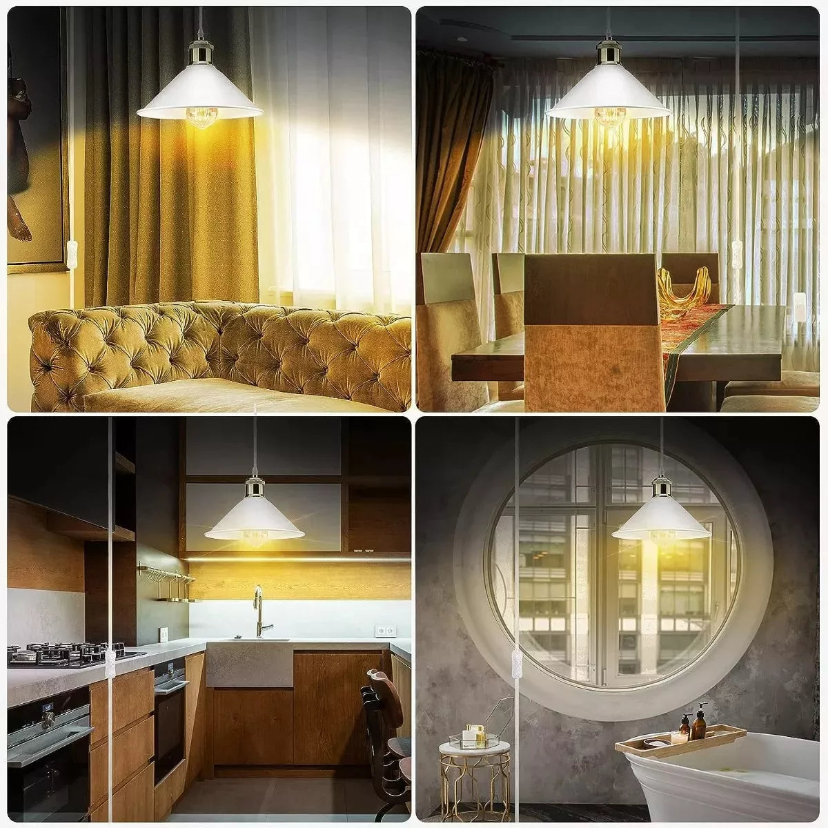 Lámpara colgante moderna Vintage grande