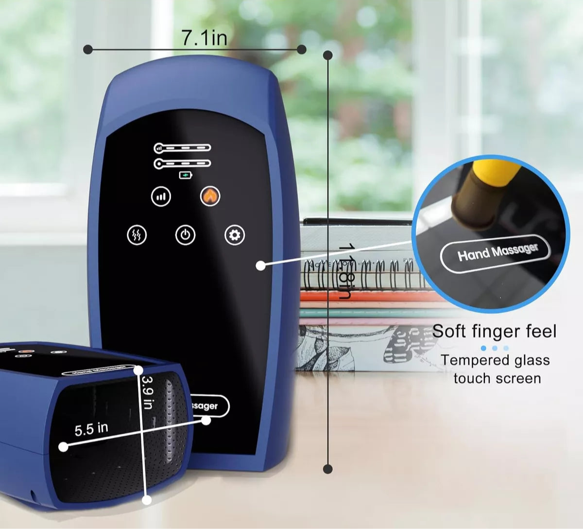 Masajeador de manos con calor Wutsar