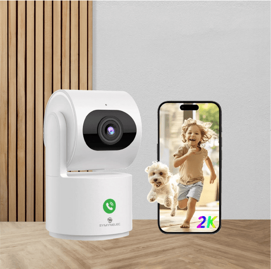 Cámara de seguridad 2k con llamada