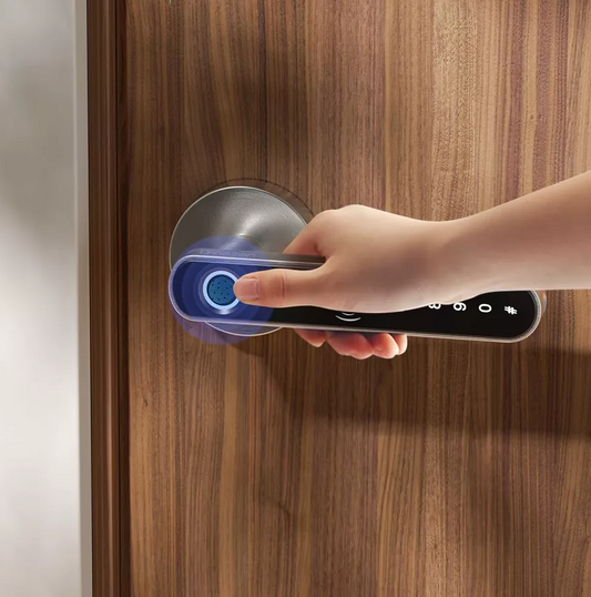 Cerradura Inteligente para puerta con lector de huella y codigo