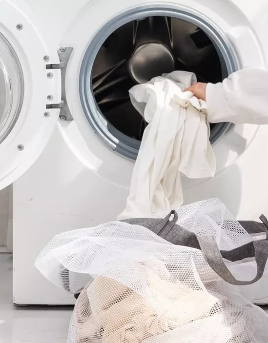 Cesta de lavandería con tapa, doble función