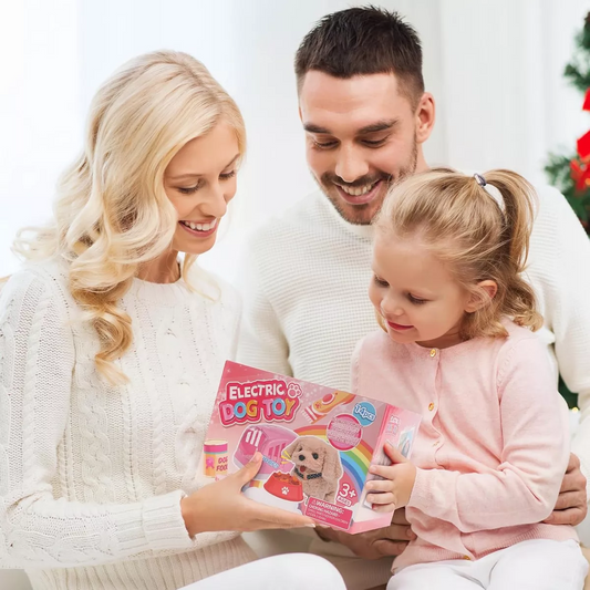 Juguete electrónico peluche de perro para niños