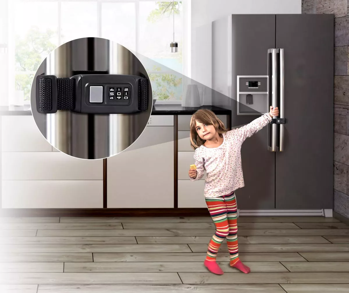 Cerradura para nevera con clave a prueba de niños