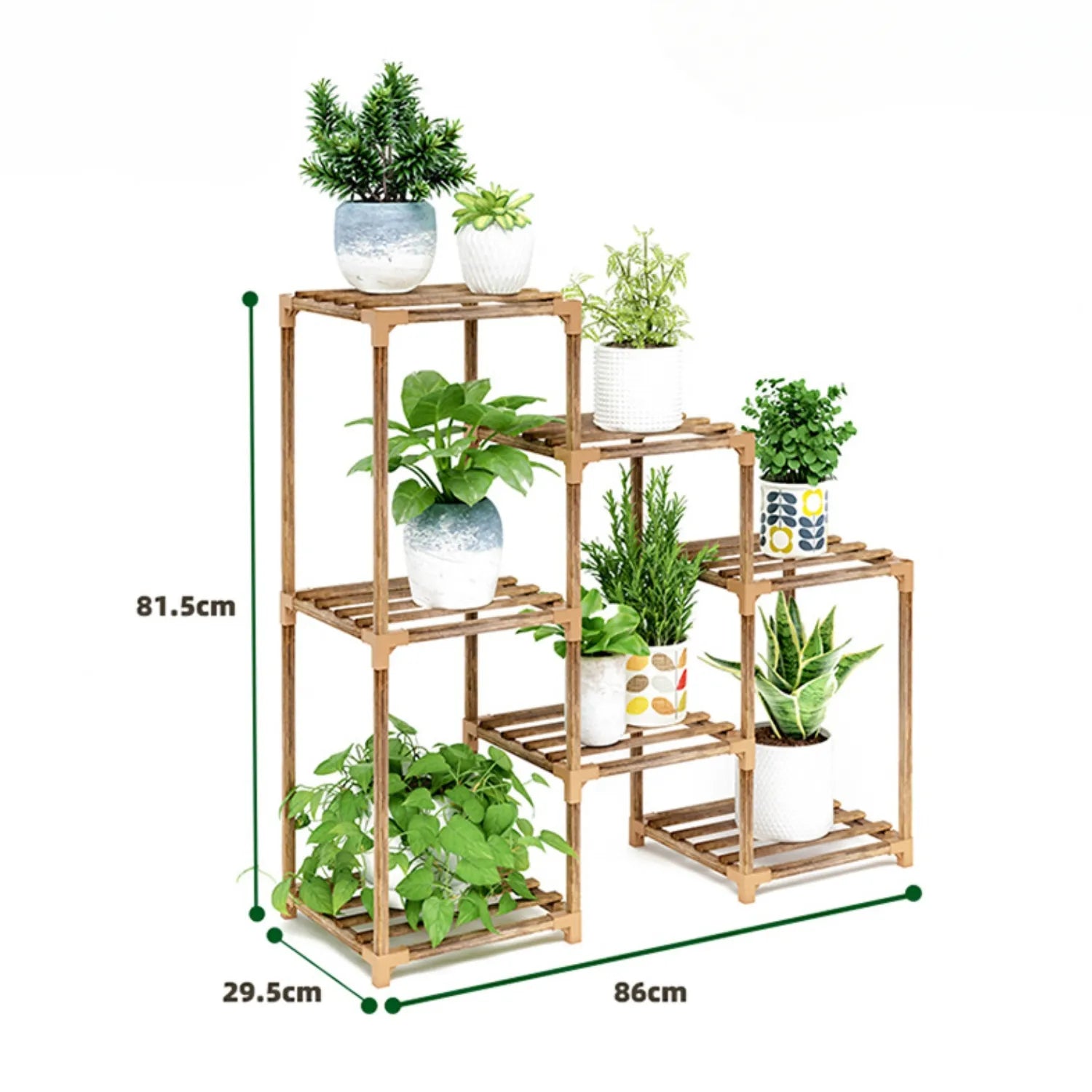 Estante para macetas huerto decorativo
